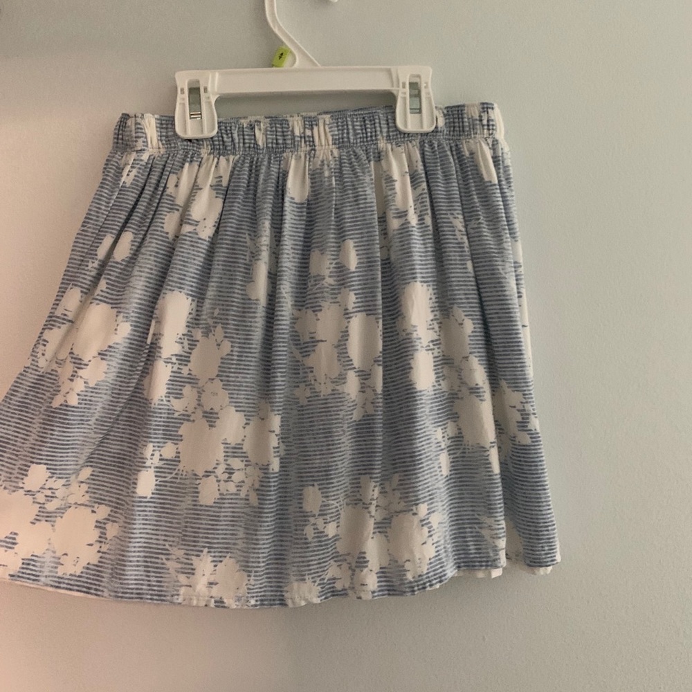 blue striped “Abercrombie” skirt